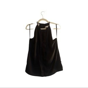 Black Strapless Keyhole Tank